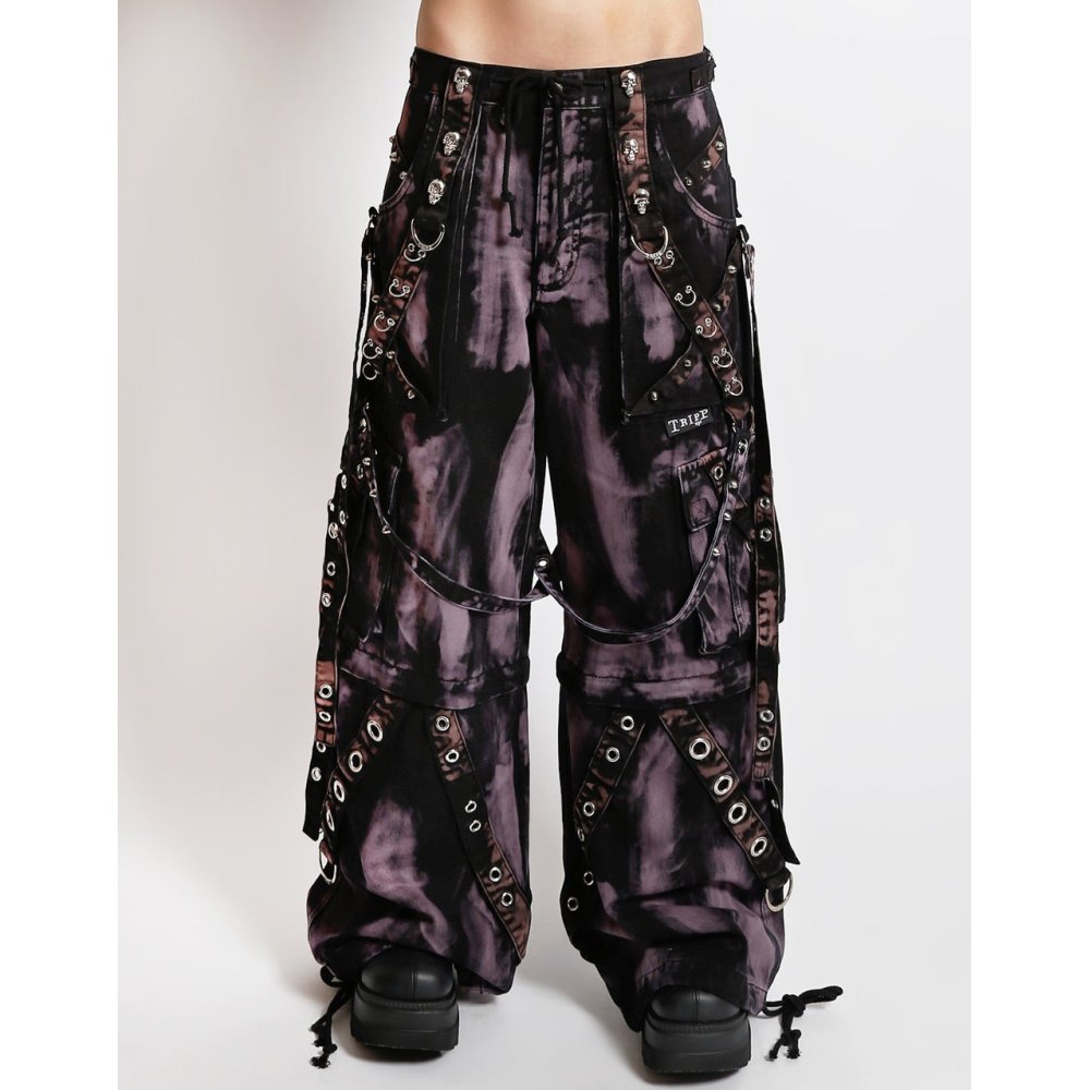 Tripp NYC - Storm Wash Denim Wijde broek - Zwart